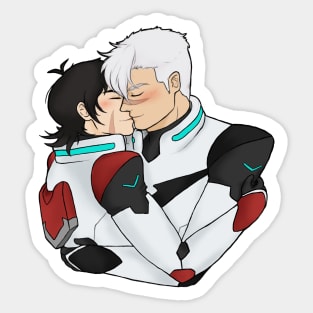 shiro and keith kiss vld Sticker